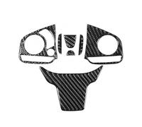 MEXWLOP Reemplazo de la cubierta embellecedora del panel interruptor botón volante, for Civic, 10th FC/FK 2016 a 2019 Panel embellecedor de cambio de marchas de coche(BLACK A)