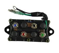 MEXWLOP Relé de ajuste, for YAMAHA, motor fueraborda 30 a 90 HP, piezas del barco, solenoide 6H1-81950-00 6H1-81950-01 Interruptor de relé eléctrico marino