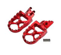 MEXWLOP Reposapiés de aluminio CNC for CRF250L CRF250M 2012-2018 CRF250 Rally 2017 2018 CRF 250L 250M 250R CRF250R 50616 MEN 670 Reposapiés para motocicleta(Rot)
