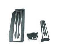 MEXWLOP Reposapiés de freno de combustible, cubierta de almohadilla de placa de Pedal de reposapiés AT, for Series 7 G11 G12 2016 2017 Cubierta del pedal de freno(3pcs)