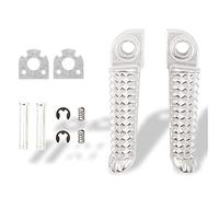 MEXWLOP Reposapiés delanteros y traseros for motocicleta, for, FZR600, YZF600, YZF-R6, R6, YZF-R1, R1, MT07, MT09, MT-07, MT-09, R3, R25, FZ1, FZ6 Juego de estriberas traseras para motocicleta(Rear)