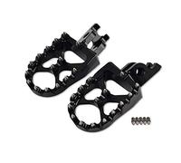 MEXWLOP Reposapiés for motocicleta CRF250R CRF250X 2004-2017 CRF 250R 250X CR125R CR250R 2002-2007 CRF150R 2007-2018 Reposapiés para motocicleta(Schwarz)