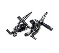 MEXWLOP Reposapiés traseros ajustables CNC 899 1199 Panigale SR 2012 2013 2014 2015 Reposapiés para motocicleta