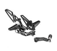 MEXWLOP Reposapiés traseros ajustables for motocicleta, accesorios for, R Ninet R9T 9T 2014 2015 2016 2017 2018 2019 Reposapiés para motocicleta(Schwarz)