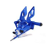 MEXWLOP Reposapiés traseros ajustables for YZF-R25, YZF-R3, MT-25, MT-03, for, YZF R25, R3, MT25, MT03, 2013-2020, 2019, 2018, 17 Reposapiés para motocicleta(Blue)