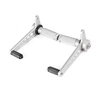 MEXWLOP Reposapiés traseros CNC for motocicleta Cafe Racer, for, SR400/500 RD350 XS650 V-twin 920 Reposapiés para motocicleta(Silver2)