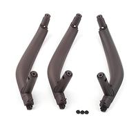 MEXWLOP RHD Only ABS Cubierta de Ajuste de manija de tracción de Puerta Interior de Coche 3 Unids/Set, for, for F15 F16 X5 X6 2014 2015 2016 2017 Manija de puerta interior del coche