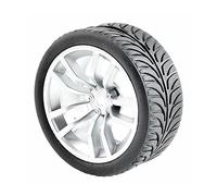 MEXWLOP Ruedas con Agarre de 4 Piezas, for HSP, for Carreras HPI, 1/10 1:10, Llantas RC for Autos Carretera 02-8007 Neumáticos de Control Remoto de Alto Agarre(Rim02S-8007)