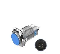 MEXWLOP Sensor de proximidad inductivo serie M30, M12, 4 pines, conector enchufable, tipo NPN, PNP, interruptor metálico industrial sin contacto. Sensor de proximidad(Dc 3-wire Pnp Nc)