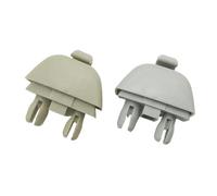 MEXWLOP Soporte de Clip for colgar en visera, for VW, for Passat B7, POLO, Up, Skoda, Seat, CITIGO RAPID 6RD857561 Y20 6R0857561 Pieza de repuesto para parasol de coche(Beige)