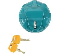 MEXWLOP Tapa de combustible con cerradura for excavadora, for KOBELCO. tanque 2 llaves. Tono plateado, rojo, amarillo y azul Tapa del tanque de combustible diesel de excavadora
