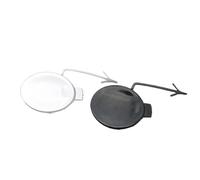 MEXWLOP Tapa de la cubierta del gancho de remolque del parachoques delantero del coche, for Chevrolet, AVEO 2011 2012 2013 2014 Cubierta del gancho de remolque del parachoques trasero del coche(Silver