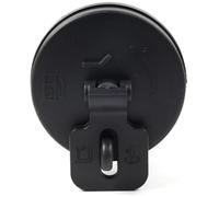 MEXWLOP Tapa del depósito de combustible aceite ABS negra for, John Deere y excavadoras Tapa del tanque de combustible diesel de excavadora