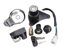 MEXWLOP Tapa del depósito de gasolina for asiento, juego de llaves de bloqueo del interruptor de encendido, for XV250 VIRAGO 250 (1988-2013) XV125 VIRAGO 125 (1997-2000) Llave de encendido de motocicl