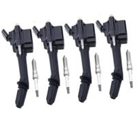 MEXWLOP Telar de cableado de bobina de encendido, para Buick, para Encore 2017, para Cruze, 2016-L4-1.4L 12635672 4 unids/set bujía automática Coil de encendido de coches