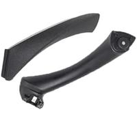 MEXWLOP Tirador interior de puerta for Serie 3, E90, E91, 316, 318, 320, 325 y 328 Recubrimiento decorativo para paneles de puertas de automóviles(Black-right-set)