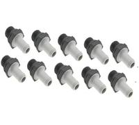 MEXWLOP Válvula de Escape de válvula de retención de válvula PCV de ventilación Positiva del cárter de Coche de 10 Piezas, for GM Spark 96991801 V38-0323 OCV-003 2T1034 Reemplazo de válvula PCV