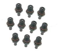 MEXWLOP Válvula de Escape PCV de ventilación Positiva del cárter, for Chevrolet Aveo 5 Pontiac Wave 5, for Swift,+ 1.6L QF00T01410 96495288 Reemplazo de válvula PCV(Black 10PCS)