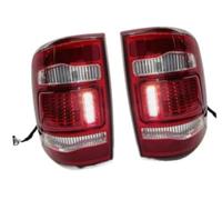 MEXWLOPara DODGE, para Ram 2008-2019 Lámparas de lámpara trasera de coche Luces de señal de giro Conjuntos de luces traseras Luz de señal del espejo de la puerta (Red Euro (Red Euro Version)