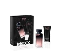 MEXX Black For Her 2PICE Gift Set Eau De Toilette 30ml Y Gel De Ducha 50ml