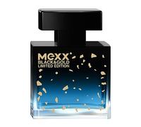 Mexx Black & Gold Limited Edition Man Eau de Toilette - Perfume afrutado y amaderado para hombre, 30 ml