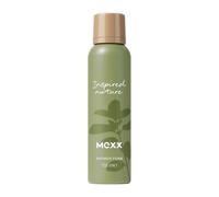 Mexx Inspired Nature - Espuma de ducha aromática para pieles sensibles con propiedades de aligeramiento del estado de ánimo, 150 ml