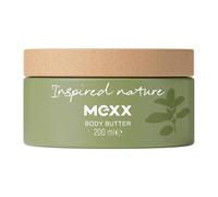 Mexx Inspired Nature - Mantequilla corporal hidratante con propiedades para mejorar el estado de ánimo, 200 ml