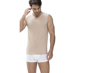 Mey 46037-111 Men's Dry Cotton Skin Solid Colour Tank Vest Top Small (Brand Size 4)