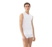 Mey 46037 Men's White Dry Cotton V-Neck Tank Vest Top XLarge