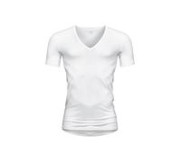 Mey 46098 Men's White Cotton V-Neck Short Sleeve Top Medium (50 EU)