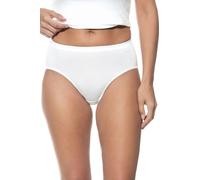Mey 89202-1 Women's White Solid Colour Full Panty Highwaist Brief 38