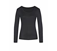 MEY Camiseta de manga larga EMOTION negra negro | 38