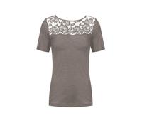 MEY Camiseta WOOL LOVE deep taupe marrón claro | L/XL