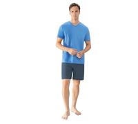 Mey Pijama corto para hombre serie Micro Blue 2240045, Azul Recent, M
