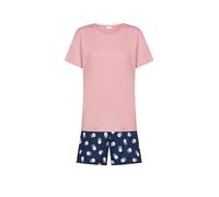 MEY Pijama SCRIBBLED DOTS deep marine azul oscuro | 46