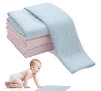 MEYAGOT 4 unidades Cambiador de viaje, cambiador de 60 x 70 cm, cambiador para bebé, cambiador lavable, portátil, para niños o adultos