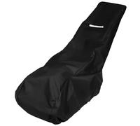 MEYAGOT Funda Para Cortacésped, Cubierta De Cortacésped Con Cordón Oxford 210d Universal Impermeable Anti-Uv Fundas Protectoras Para Cortacésped Para Exteriores, Negro (193 X 66 X108cm)