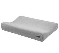 Meyco 2763004 - Funda para cambiador (2 cuñas, 45 x 70 cm), color gris | 100 % algodón - Certificado Oeko Tex - suave - delicado con la piel - absorbe la humedad y se seca rápidamente