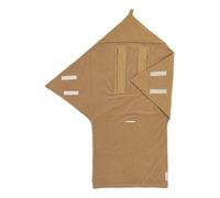 Meyco Baby Bouclé Swaddle Blanket (Manta de poliéster, Especialmente Suave y cálida, práctica para la Hamaca, el Cochecito o la Silla de Coche), Toffee