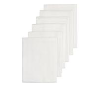 MEYCO Baby muselinas Pack de 6 70x70cm paño para regurgitaciones Muselina algodón Blanco