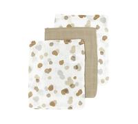 Meyco Baby Stains toallitas, 3 Piezas (franelas, franelas para bebé de algodón 100%, absorbentes y de Secado rápido, multifuncionales), Arena