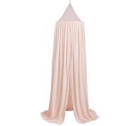 MEYCO Baby Uni Canopy, Dosel para bebé (Dosel de algodón y poliéster, Entorno Protegido, Ambiente cálido, fácil colocación, Textura Suave, Lavable, tamaño: 55 x 240 cm), Rosa Suave