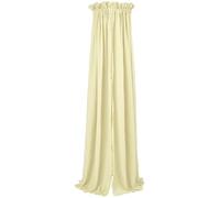 MEYCO Baby Uni Canopy, Dosel para bebé (Dosel de algodón y poliéster, Entorno Protegido, Ambiente cálido, fácil colocación, Textura Suave, Lavable, tamaño: 30 x 155 cm), Amarillo Suave