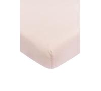 Meyco Baby Uni sábana Bajera para la Cuna (sábana Jersey Suave, Ajuste Gracias a la Elasticidad Integral, Transpirable, Dimensiones: 60 x 120cm), Rosa Suave