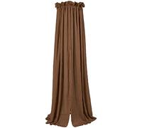 MEYCO Capota Baby Uni, Capota para bebé (Capota de algodón y poliéster, Entorno Protegido, Ambiente cálido, fácil colocación, Textura Suave, Lavable, tamaño: 30 x 155 cm), Chocolate