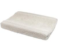 Meyco Funda Cambiador Teddy (Funda Cambiador acogedora, fácil de cuidar algodón gofrado, vellón Teddy, 50 x 70 cm), Greige