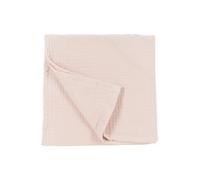 MEYCO Home Manta Lisa, Muselina prelavada (100% algodón hidrófilo Prelavado, Absorbe la Humedad, Transpirable y Suave, tamaño: 140 x 200 cm), Rosa Suave