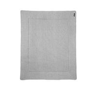 Meyco Knit Basic-Colchón de Punto Fino, Color Gris, Algodón, Terciopelo, poliéster, 77x97cm