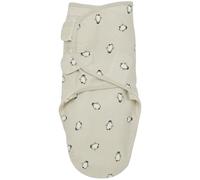 MEYCO Manta arrullo 0-3M. Swaddle 1,0TOG Recién Nacidos Penguin Soft Sand | 100 % algodón - Certificado Oeko Tex - Saco de dormir envolvente - comodidad de sueño suave