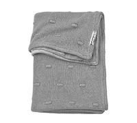 Meyco Manta para bebé - Knots Velvet Grey - 75 x 100 cm - Paquete Individual
